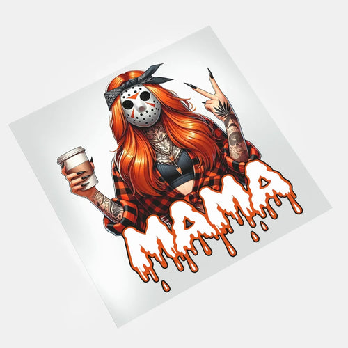 Valentine Horror Mama - Vorhees Mama 2 - DTF Transfer - Direct-to-Film