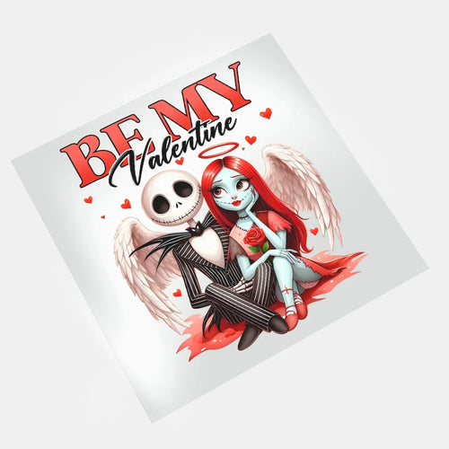 Be Mine: A Haunting Valentine - Jack & Sally - DTF Transfer - Direct-to-Film