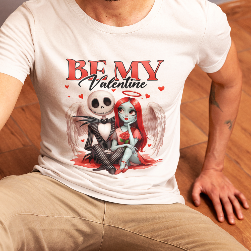 Be Mine: A Haunting Valentine - Jack & Sally - DTF Transfer - Direct-to-Film