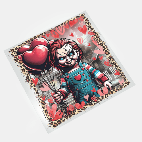 Love Is In The Scare: Valentine Horror - Chucky - DTF Transfer - Direct-to-Film