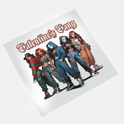DTF transfer for t-shirt - Galentine's Day - Galentine’s Gang Design