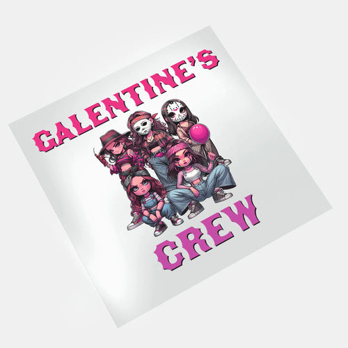 Galentine's Day: Pink Crew - DTF Transfer - Direct-to-Film
