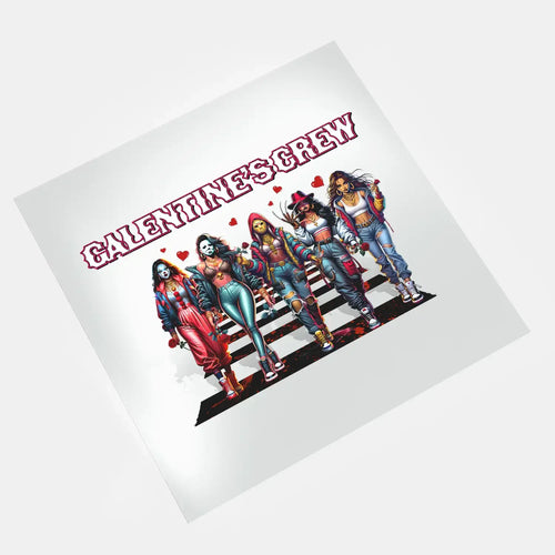 Custom DTF transfer - Galentine's Day - Galentine’s Crew 4 Design