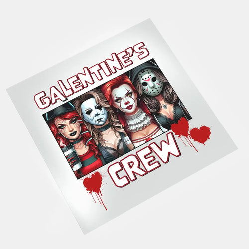 DTF prints - Galentine's Day - Galentine’s Crew 8 Design