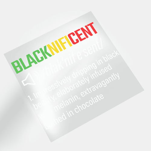 Black History Juneteenth - Blacknificent - DTF Transfer - Direct-to-Film