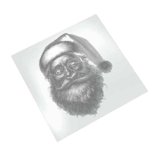 Christmas DTF Transfer - Halftone Santa Ready to Press