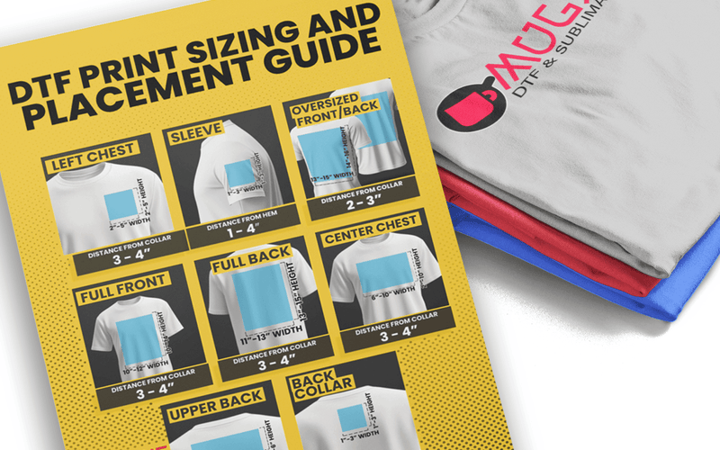 DTF Transfer Placement Guide – Perfect Sizing & Alignment for T-Shirt Prints