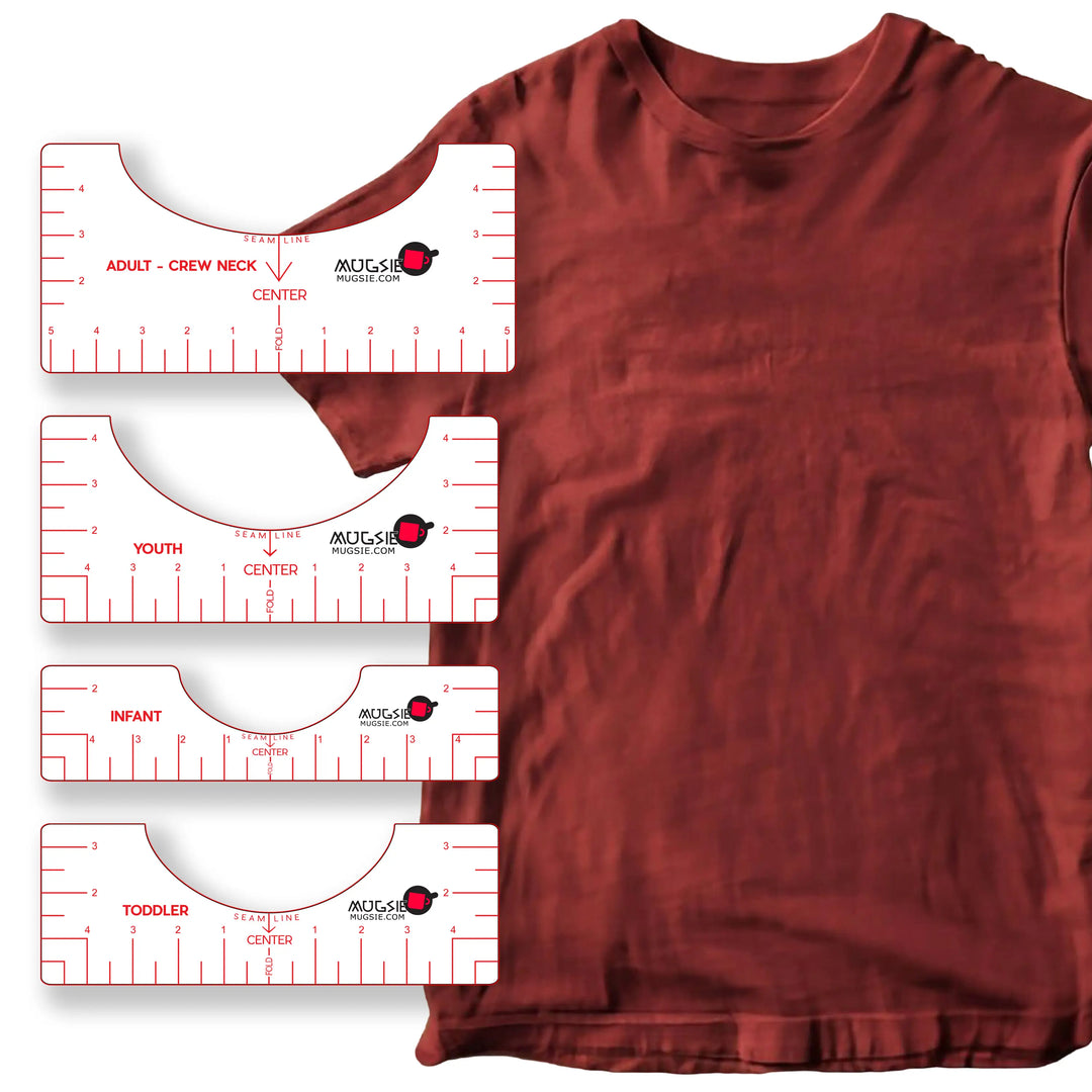 Free Downloadable DTF T-Shirt Alignment Ruler Set