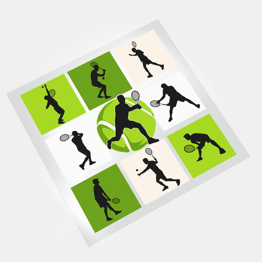 Tennis Love III - DTF Transfer - Direct-to-Film - Mugsie