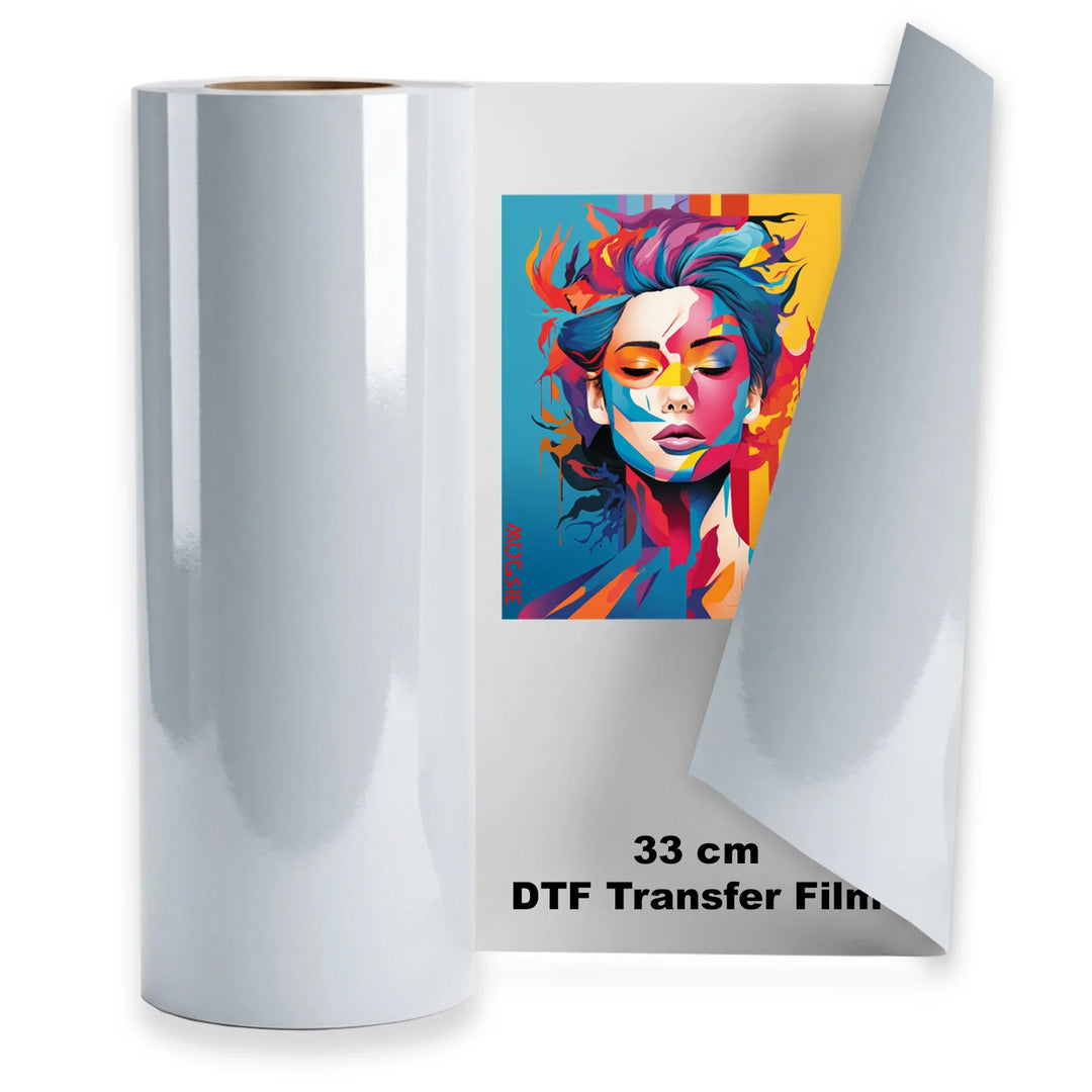33cm DTF Transfer Film Roll - Ready to Press Direct-to-Film Transfers