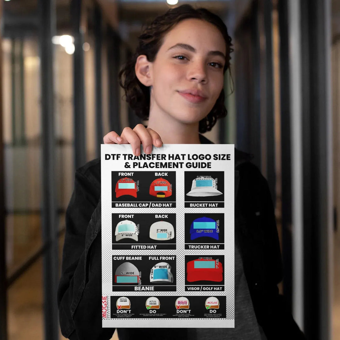 DTF Transfers Hat Logo Size & Placement Guide | Perfect Hat Alignment ...