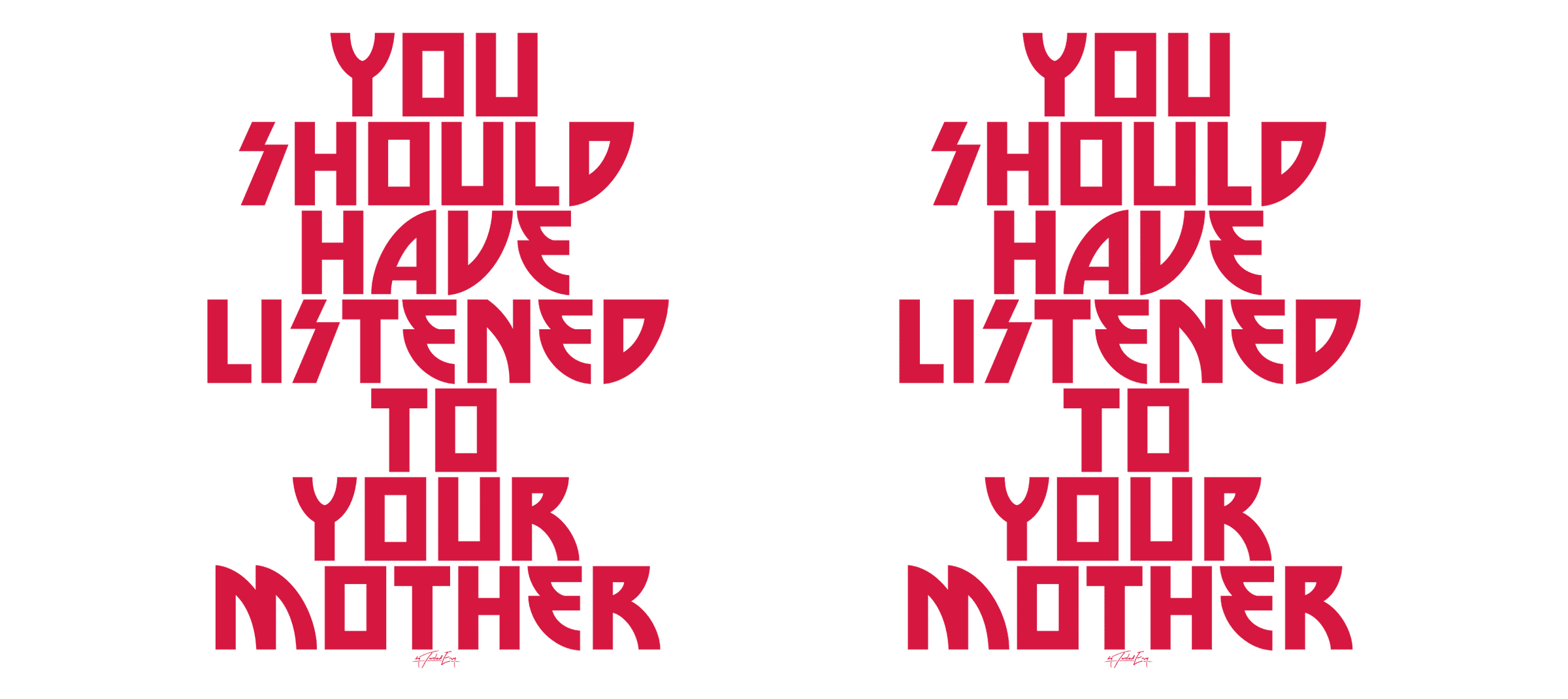 Mother's Day Listen To Your Mother Sublimation Mug Print Artwork- Design.