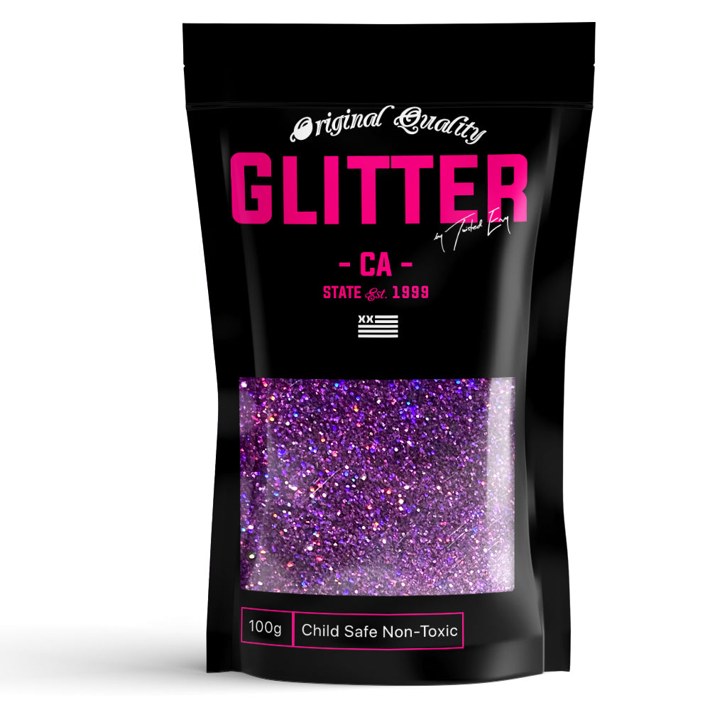 Purple Holographic glitter  Powder