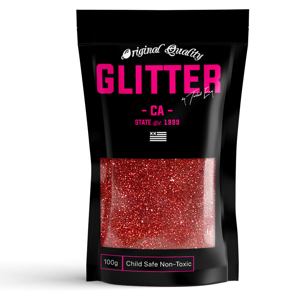 Red Holographic glitter  Powder