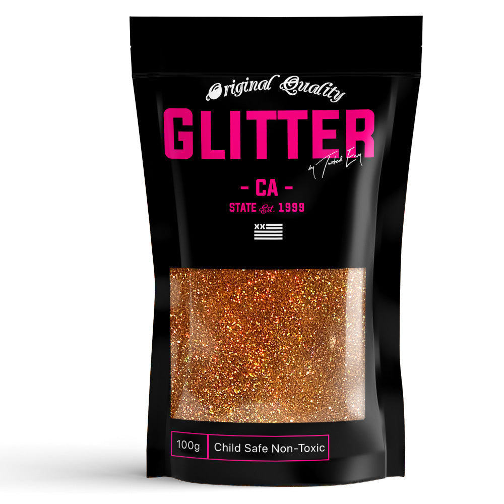 Copper Holographic glitter  Powder