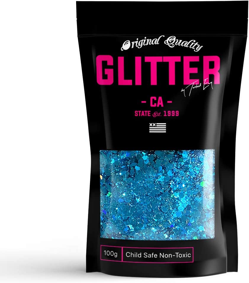 Mermaid Aqua Shimmer Chunky Glitter Mix