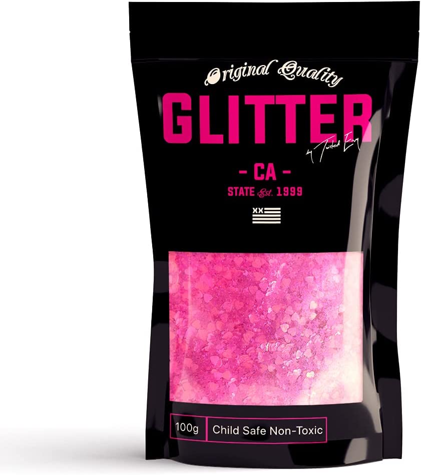 Bright Pink Chunky Glitter Mix