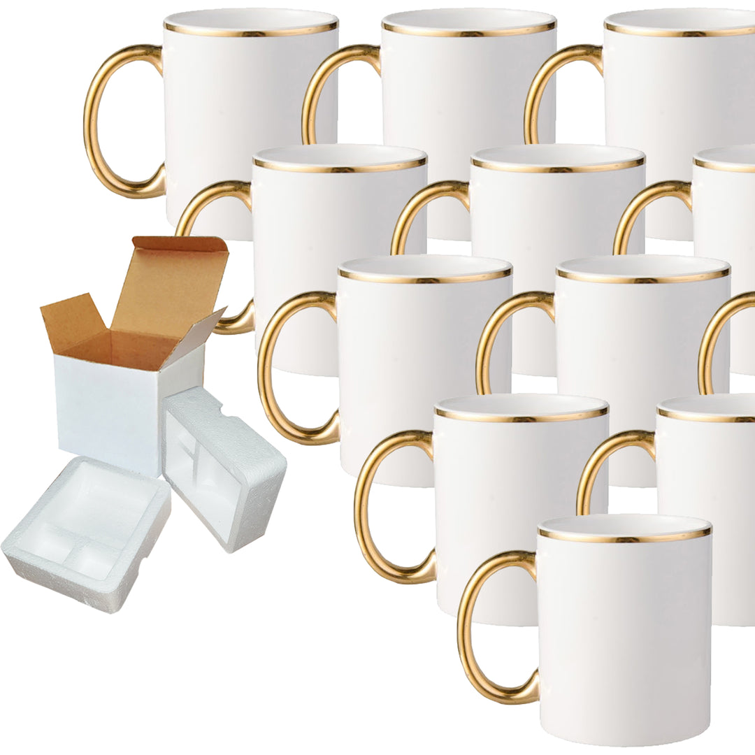  ABBSH Sublimation Coffee mugs, 15 oz White Coffee Mugs Tazas  Para Sublimacion Cups With Box for Coffee, Soup, Tea, Milk, Latte, Hot  Cocoa Set of 12 : Home & Kitchen