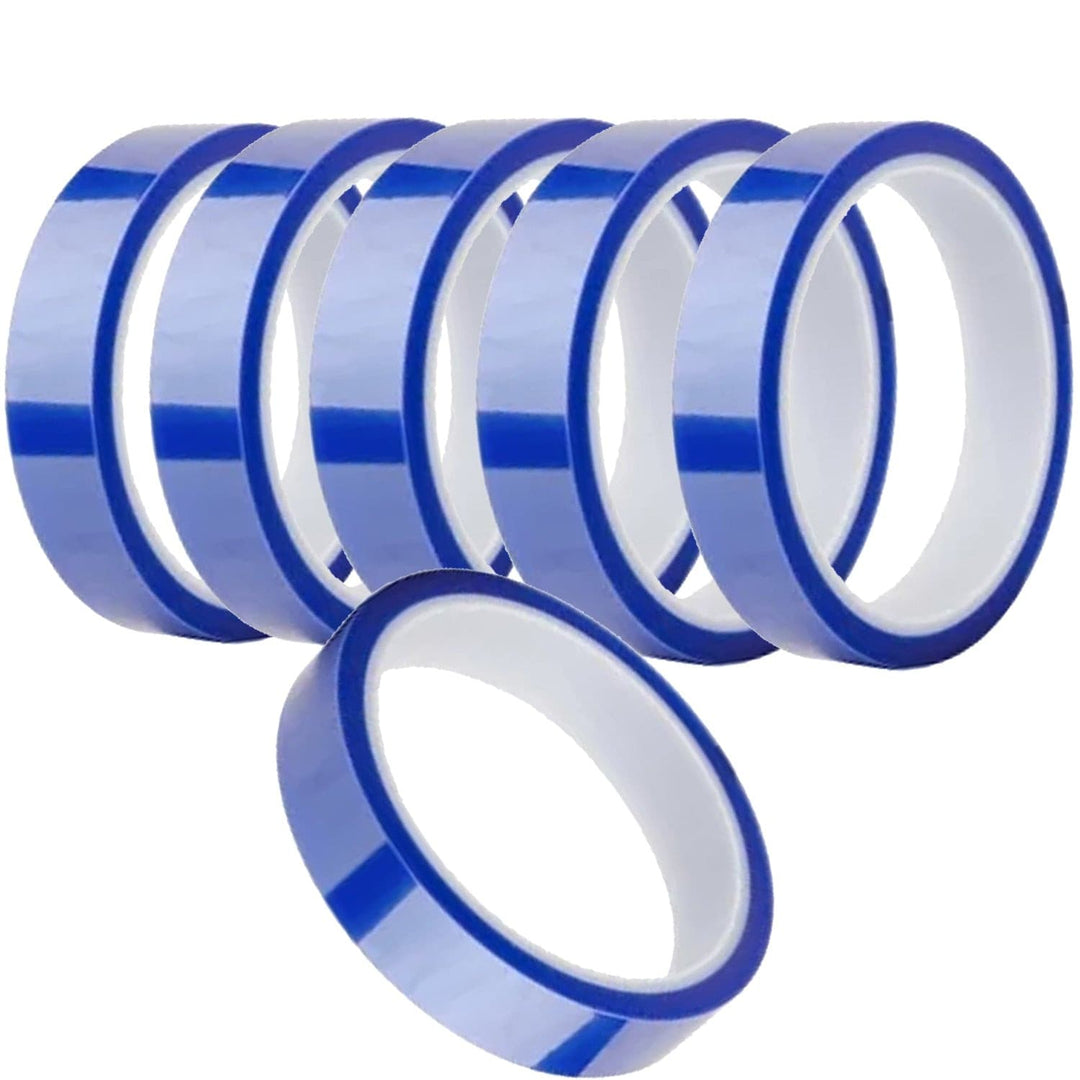 6-Pack 0.4 Inch (10mm) x 33m (108ft) Heat Resistant Tape - Heat Tape for Various Applications.